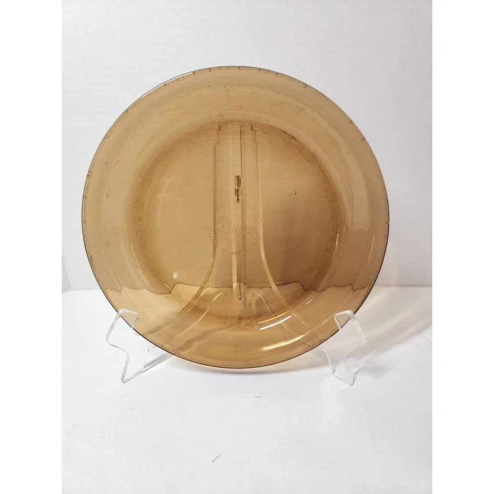 Lot Of 2 Anchor Hocking 462 Pyrex 209  Amber Pie Plate  Vintage Corningware‎ 9in